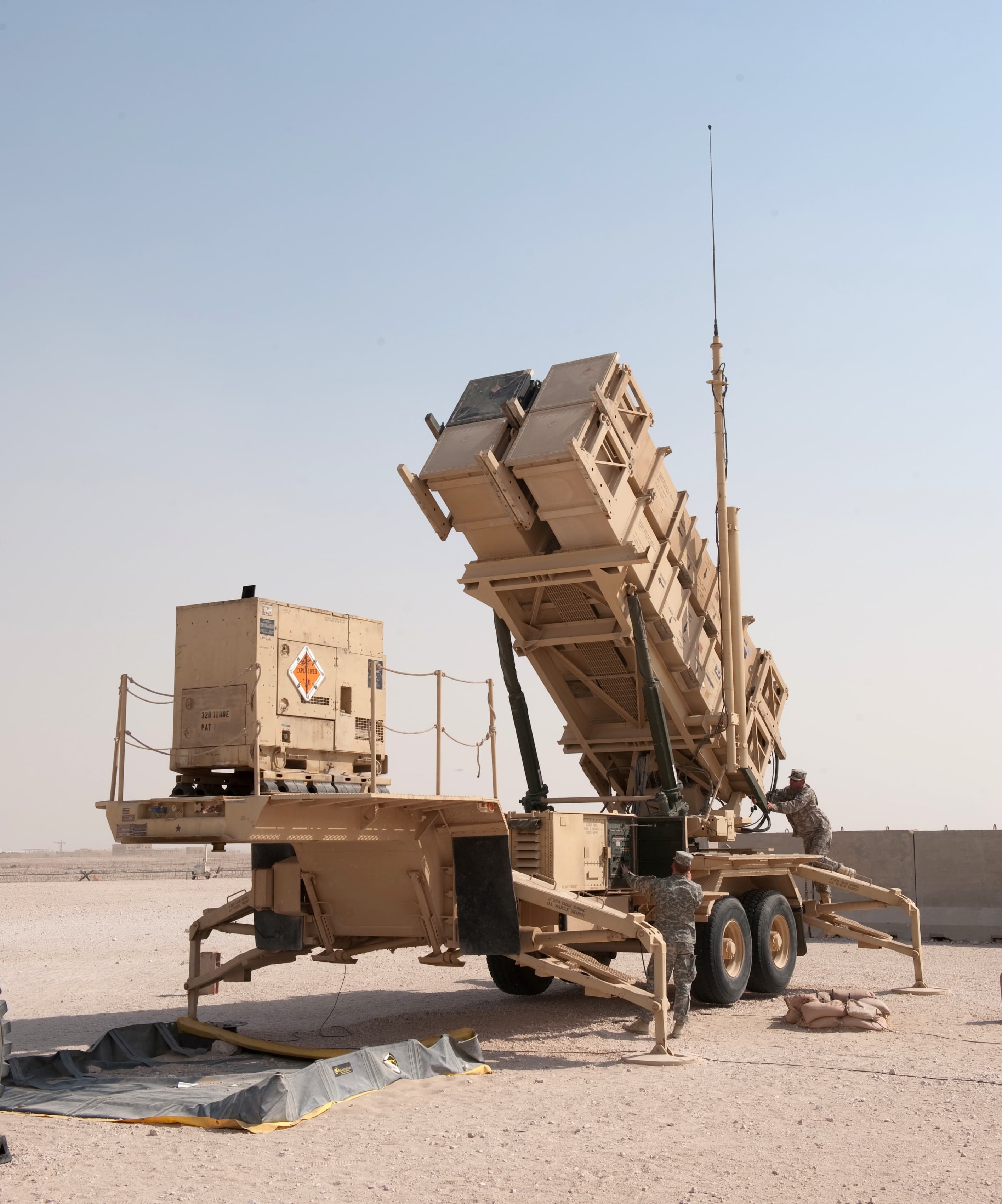 MIM-104 Patriot surface-to-air missile system launcher